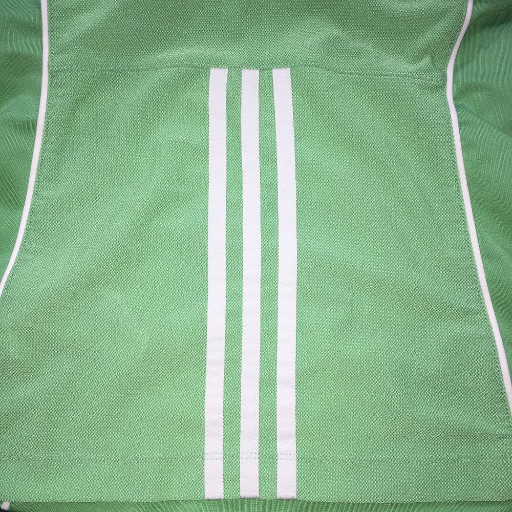 Adidas Womens XXS Green & White Clima365 Racerback ClimaCool Pullover Tank Top - Picture 7 of 9